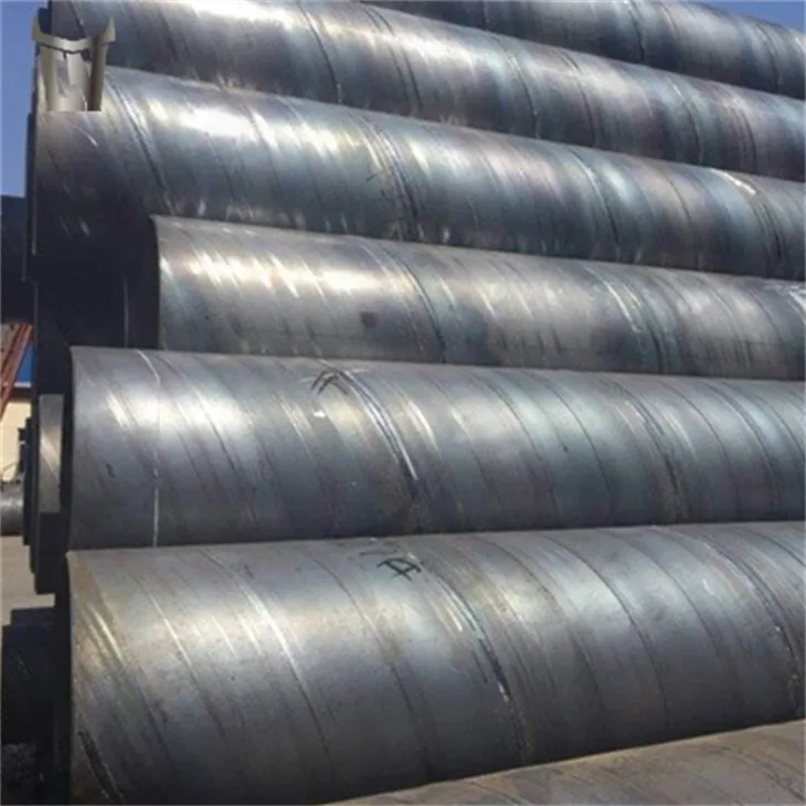 ASTM A36b Ss400 spirālveida metināta tērauda caurule