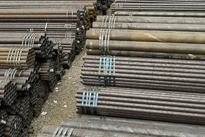 ASTM A795 Ugunsdzēsība ERW Carbon Steel Pipe SCH40 Melnā glezna