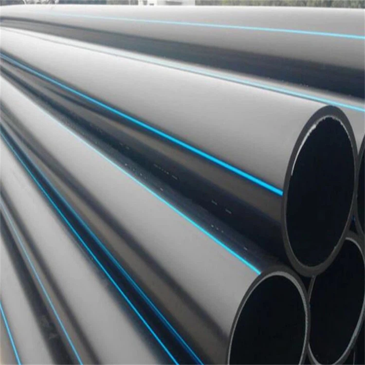 Melns plastmasas pazemes PE ūdens