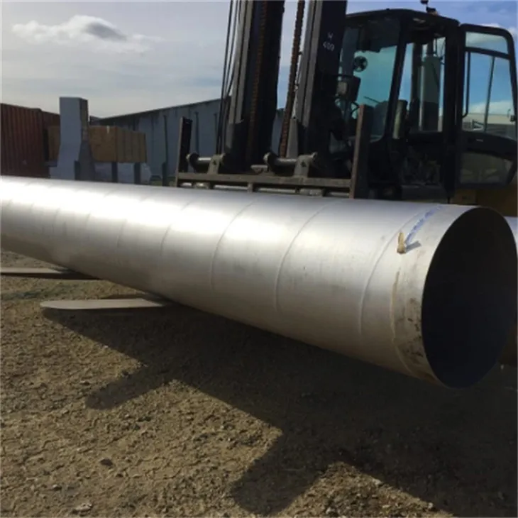 Oglekļa metināta bezšuvju spirālveida tērauda caurule eļļai