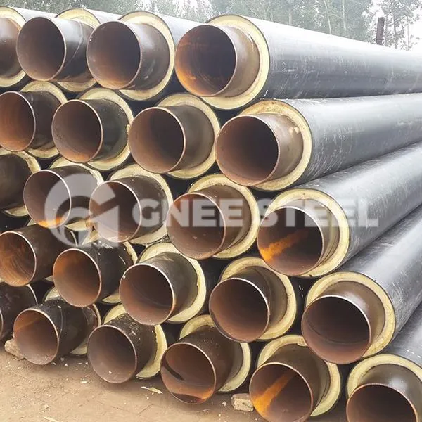 Iepriekš izolēta tērauda caurule ar poliuretāna putām