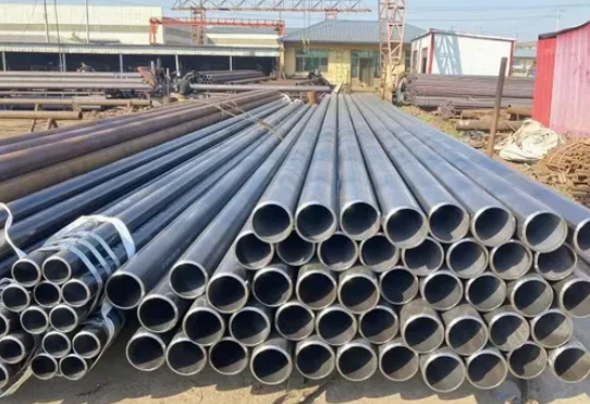 Q235B/Q255/Q275/Q345/Q420/Q460 Spirāles/melnas dzelzs apaļas caurules metināta apaļa caurule