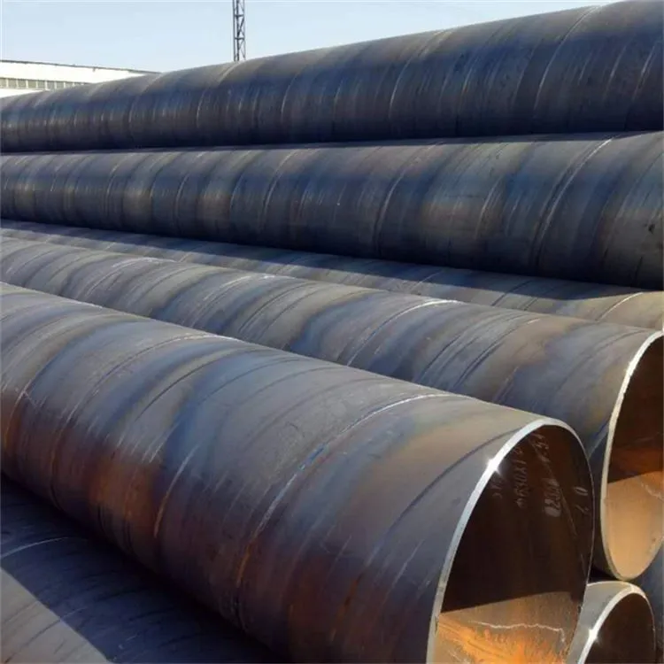 S235jr spirāli metināta melna caurule